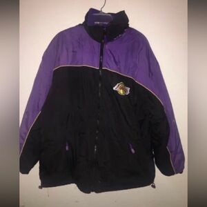 Vintage lakers reversible jacket XL